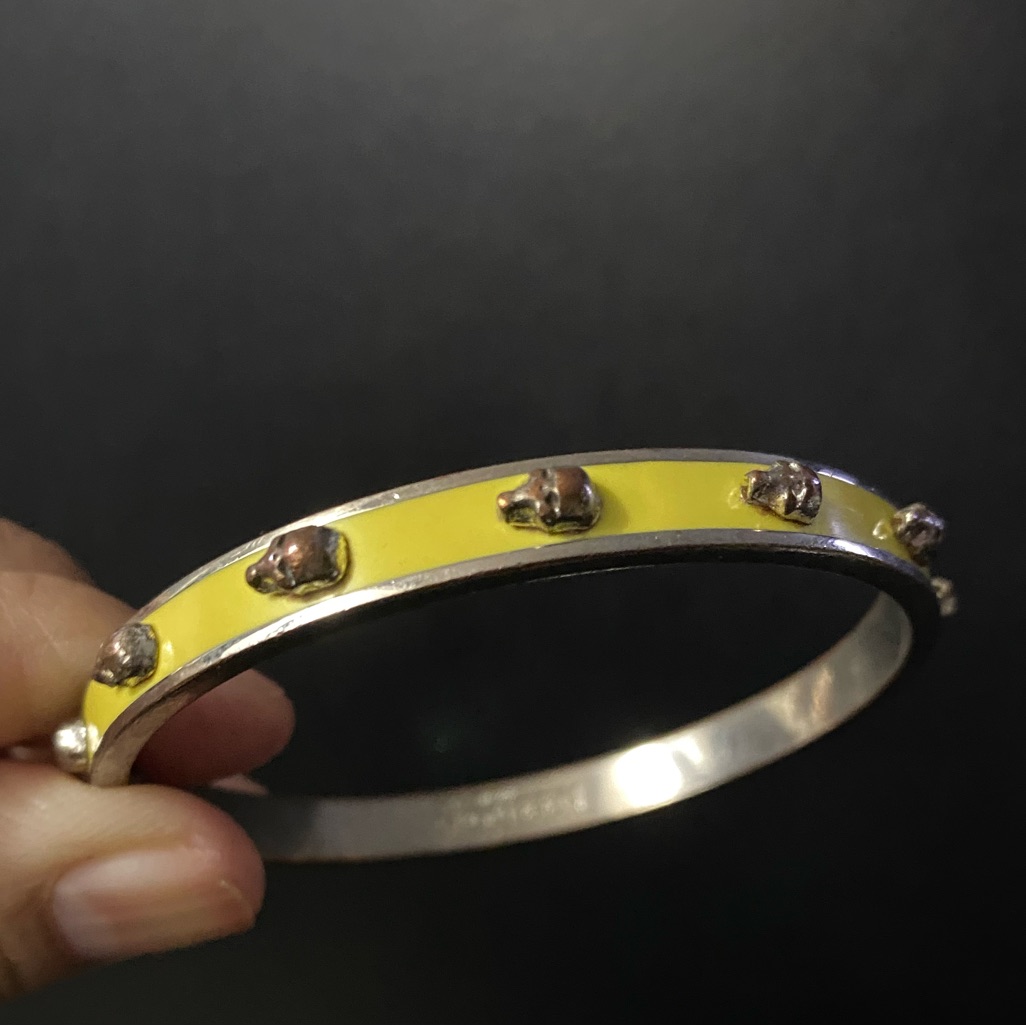 Alexander Mcqueen Bracelet Bangle Skull 101$